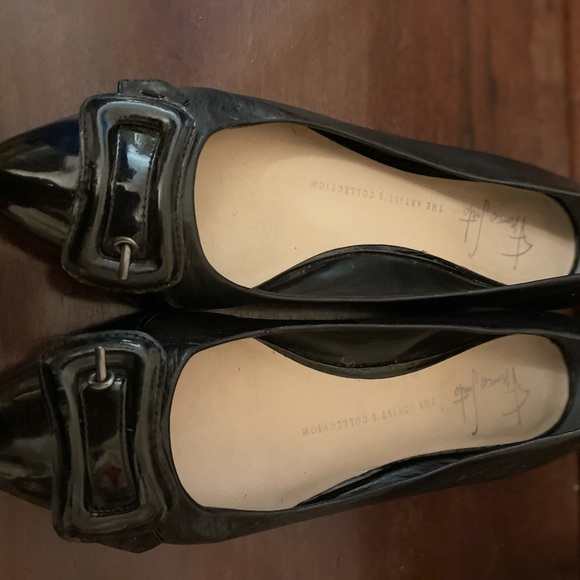 🤩 Vintage black patent leather women’s shoes size 7 1/2 see pictures for d… - Picture 9 of 13